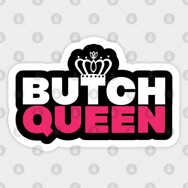 Butch Queen Sticker by Inky Icarus